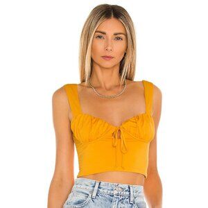 Camila Coelho Orange Crop Top